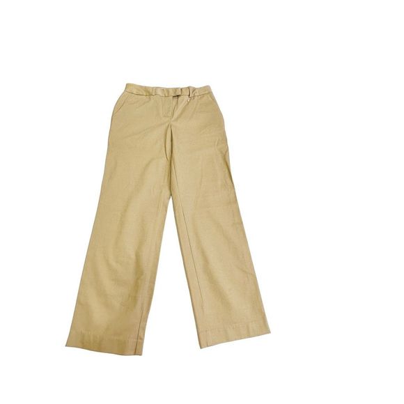 NWT LL BEAN Tan STRAIGHT LEG PANTS - Picture 1 of 12